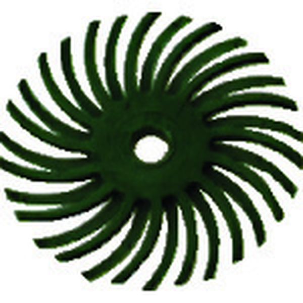 BRDISC501X18  ラジアル・ブリッスルディスク ＃50相当 緑 25.4mm 24個入り