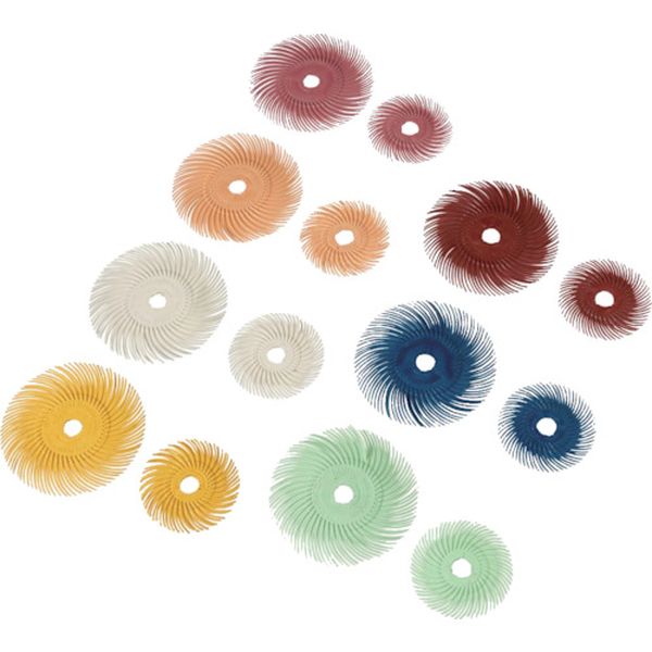 BRDISC6M34  ラジアル・ブリッスルディスク ＃3000相当 ベージュ 19.1mm 48個入り