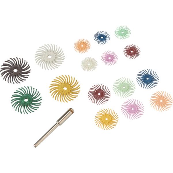 BRDISC802X38  ラジアル・ブリッスルディスク ＃80相当 黄 50.8mm 40枚入り