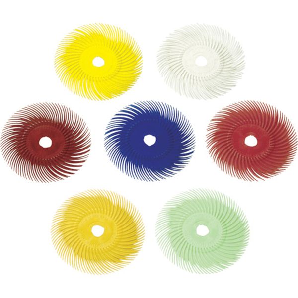 BRDISC803X38  ラジアル・ブリッスルディスク ＃80相当 黄 76.2mm 40枚入り