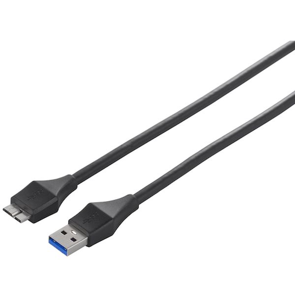 ユニバーサルコネクター USB3.0 A to microB ケーブル 3.0m ブラック