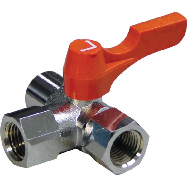 エースボール３Ｗ　横型三方弁　内Ｘ内ネジ型　ＰＴ１／４