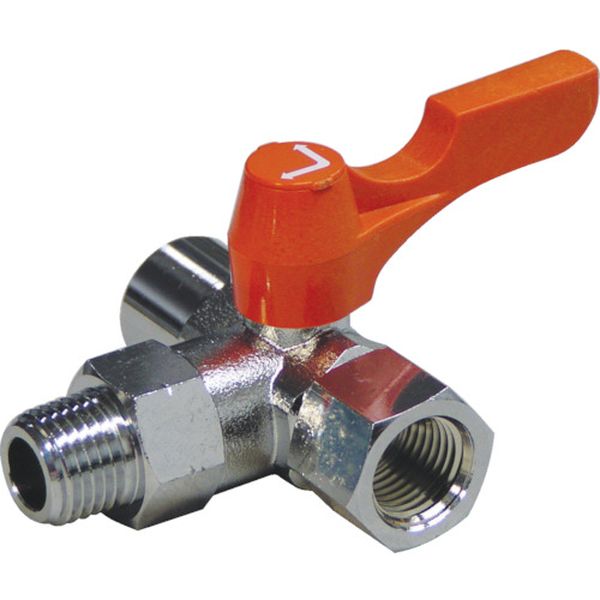 エースボール３Ｗ　横型三方弁　外Ｘ内ネジ型　ＰＴ１／８