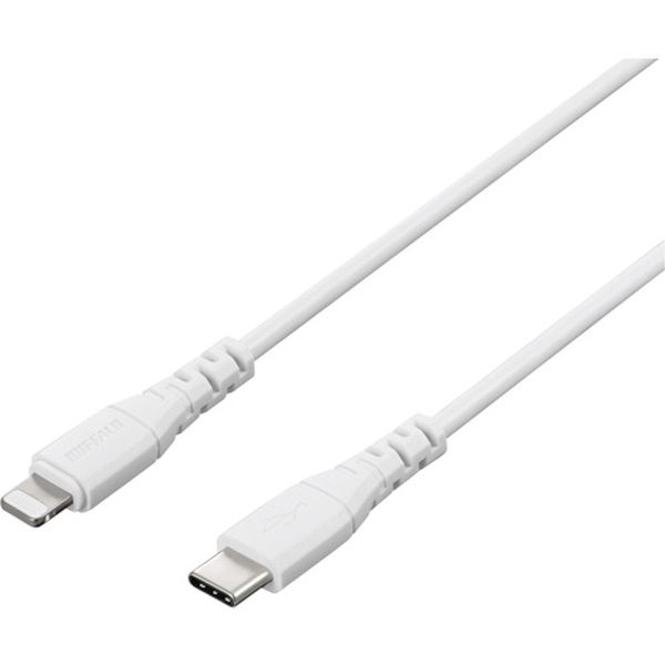 USB2.0 Type-C - Lightning PD対応ケーブル 2.0m ホワイト