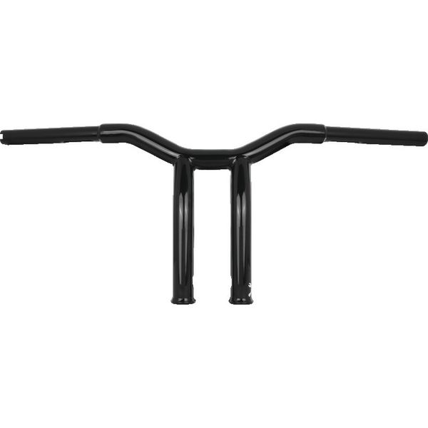 Burly Brand Dominator Raked Bar 10in - Gloss Black
