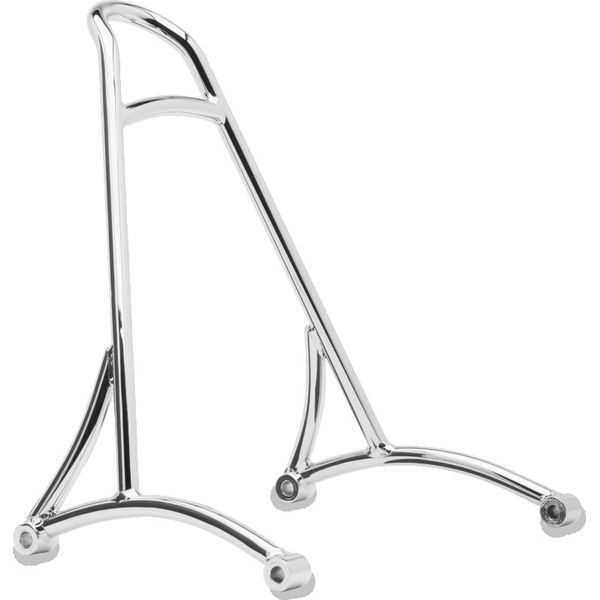Burly Brand Short Sissy Bar 13in - Chrome