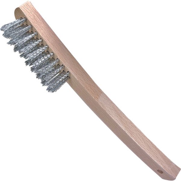 BWB3SB 688-2131  BEST 白波線ワイヤーブラシ 曲柄タイプ 3行