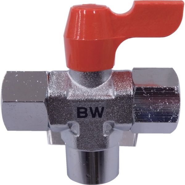 エースボール 縦型三方弁 両内ねじ型 PT1/8XPT1/8