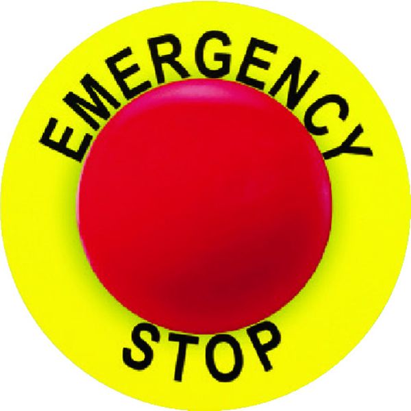 非常停止ボタン用ラベル