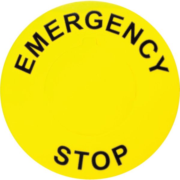 非常停止ボタン用ラベル