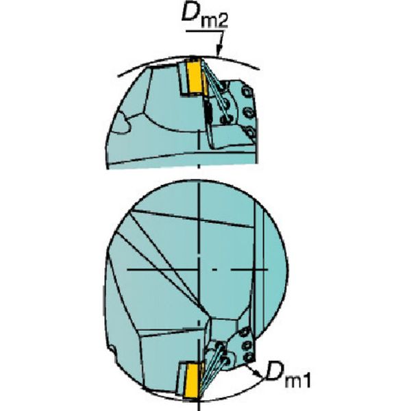 コロマントキャプト　Ｔ－Ｍａｘ　Ｐ用ＨＰカッティングヘッド