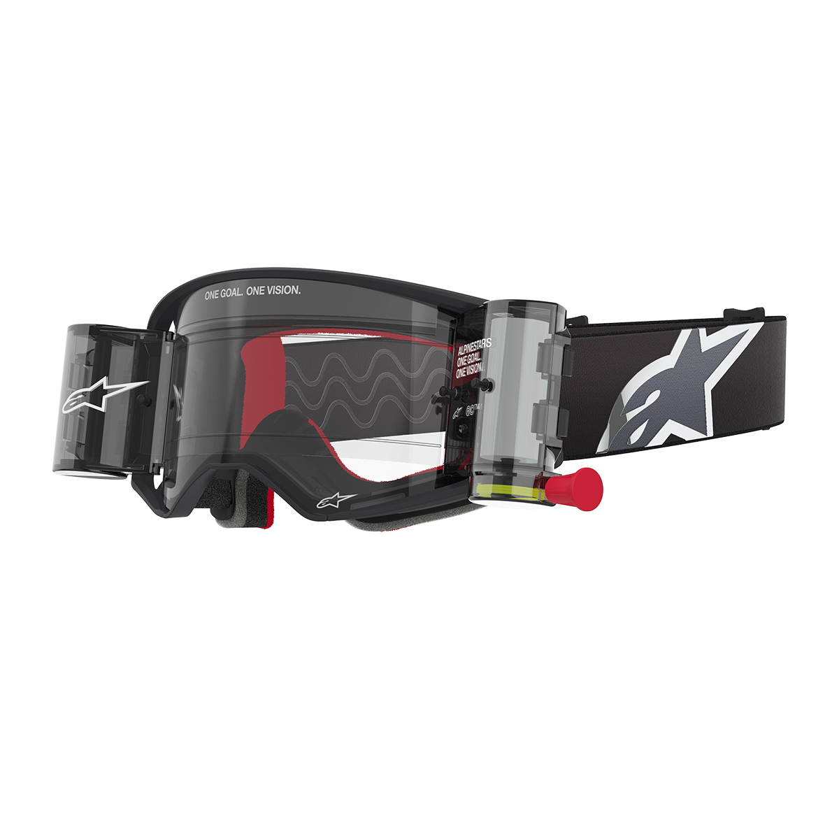 アルパインスターズ スーパーテック ゴーグル 黒/グレー ロールオフ