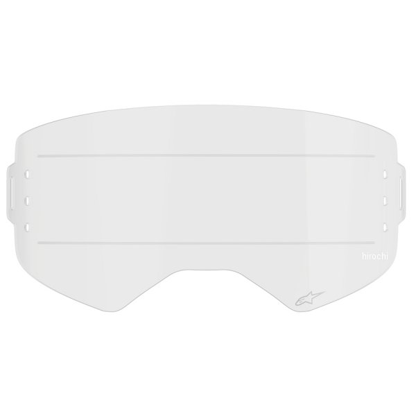 アルパインスターズ スーパーテック ゴーグルレンズ ロールオフ クリア