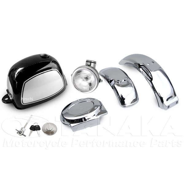 ゴリラタイプ サイドデカール付タンク＆外装セット 黒