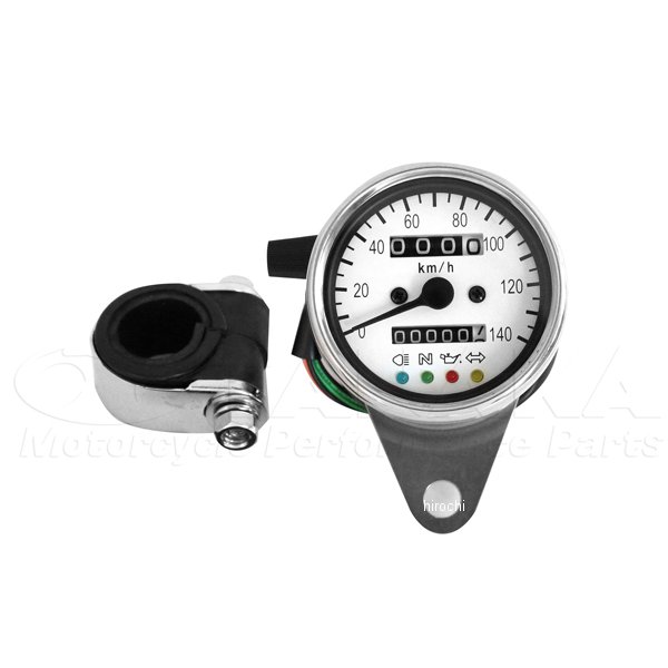 汎用（12V） 60mmスピードメーター  白