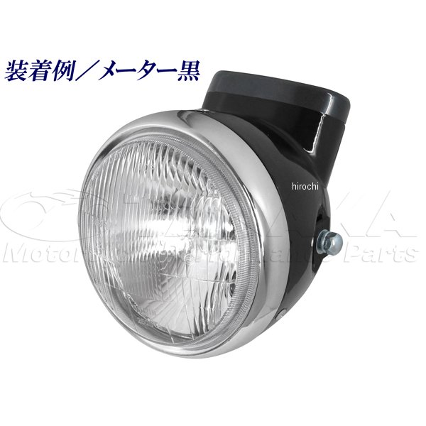 ダックスタイプヘッドライト ＆スピードメーターセット 黒