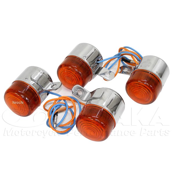 汎用 ウインカー A（6v) 4Lモンキータイプ  オレンジ