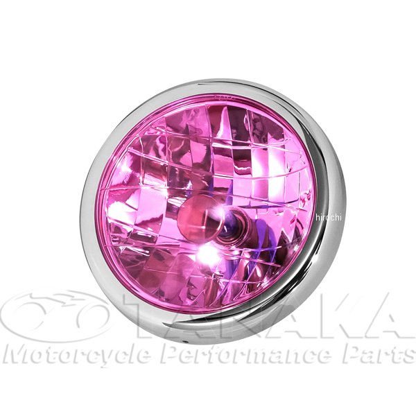 マルチリフレクターヘッドライトレンズ＆リム モンキー ピンク