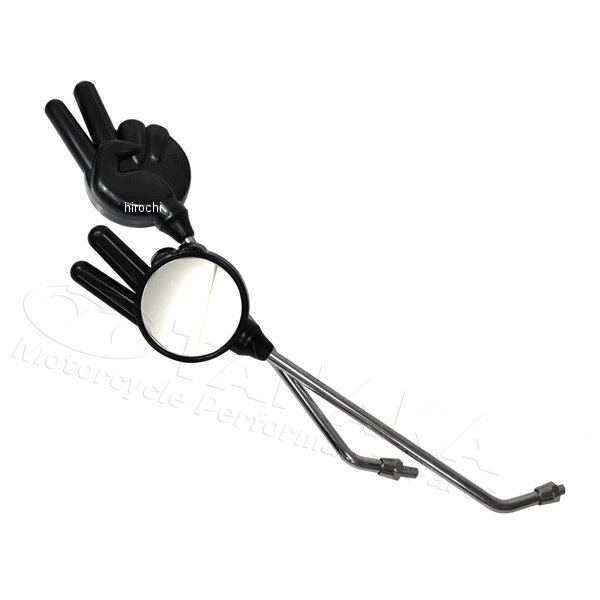 じゃんけんミラー チョキ  黒