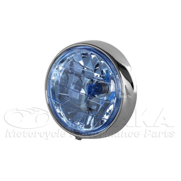 マルチリフレクターヘッドライトレンズ＆リム スーパーカブ 青