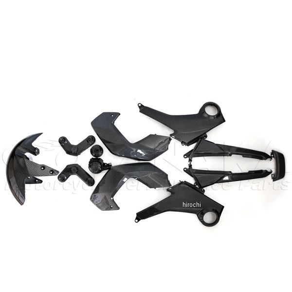 外装 カウル 12点セット グロム、MSX125 カーボンカラー