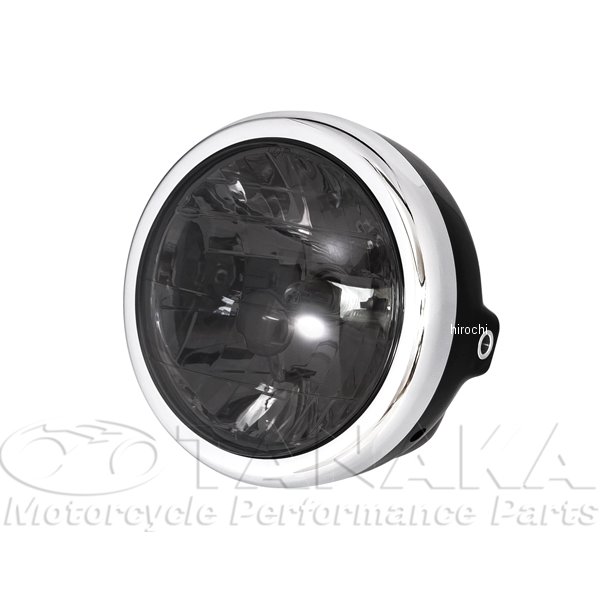 汎用 マルチリフレクターヘッドライト  黒/スモーク