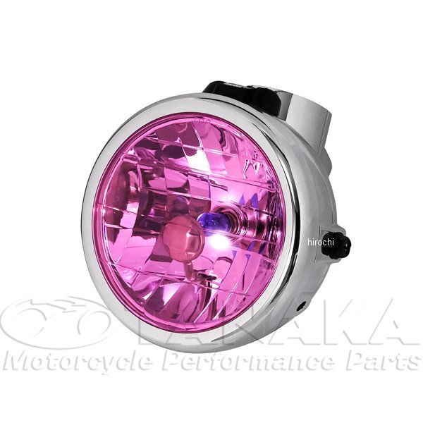 マルチカットリフレクターヘッドライト モンキー メッキ/ピンク