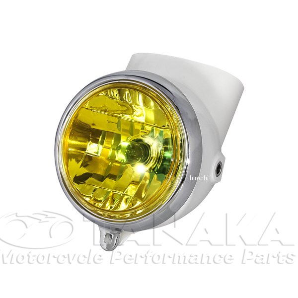 初期型ダックス・シャリィタイプヘッドライト 白/イエロー