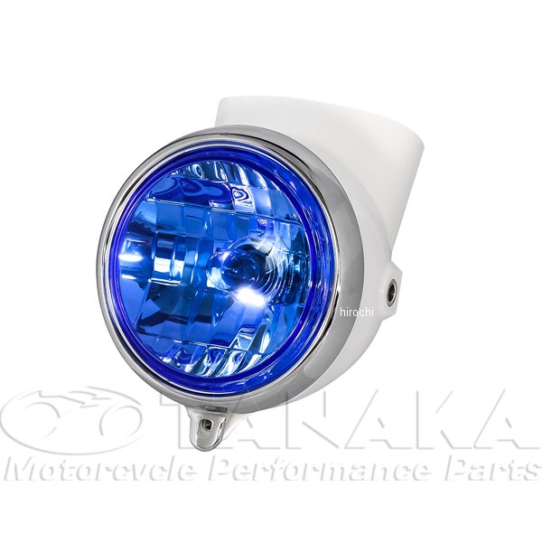 初期型ダックス・シャリィタイプヘッドライト  白/青