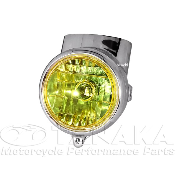 初期型ダックス・シャリィタイプヘッドライト メッキ/イエロー