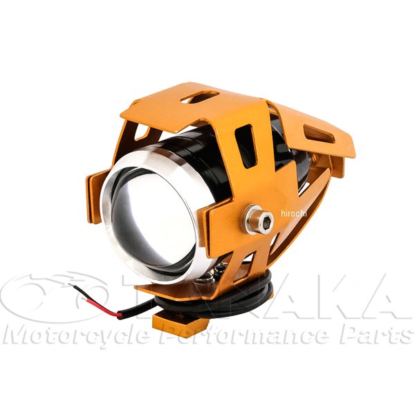 12V 汎用 LEDプロジェクターライト  ゴールド