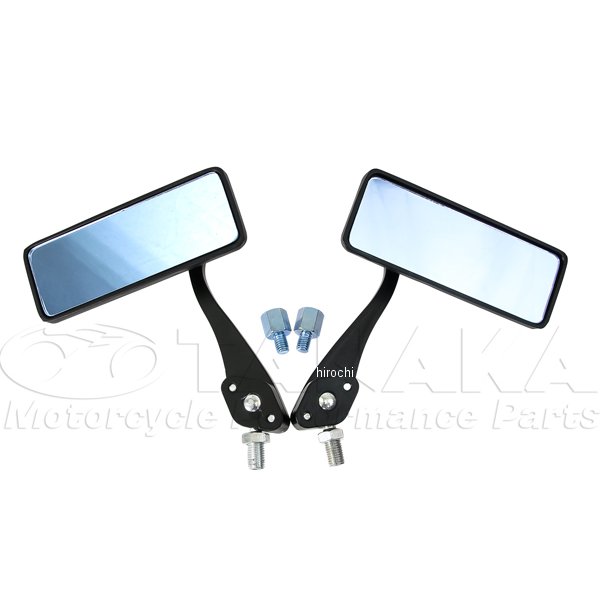 角ミラー  黒