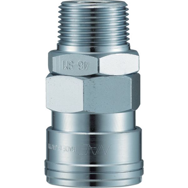 クイックカップリング　ＡＬ４０型　鋼鉄製　メネジ取付用