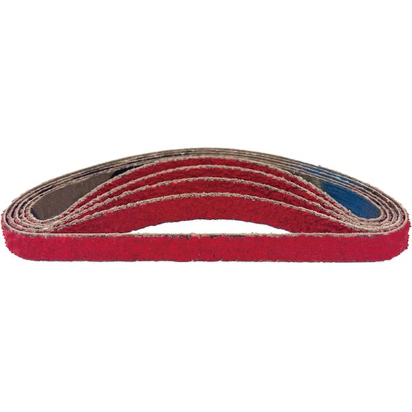 CBAK1033036  研磨ベルト セラックベルト 赤 10×330 ＃36 10本入り