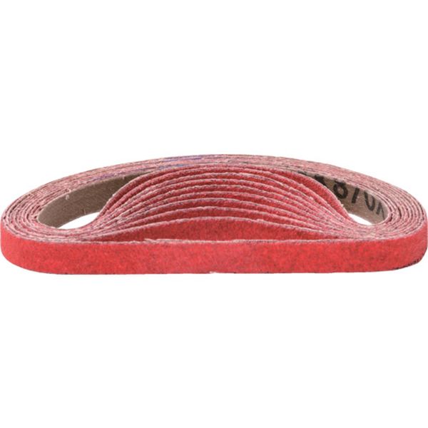 CBAK1033080  研磨ベルト セラックベルト 赤 10×330 ＃80 20本入り