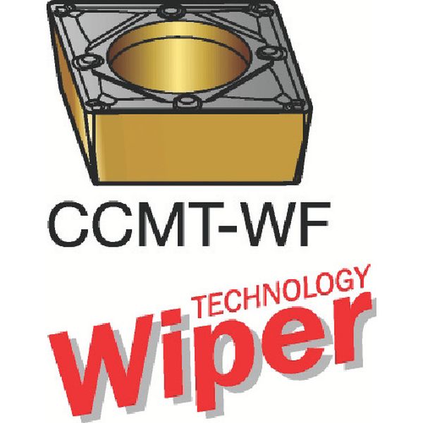 CCMT060208WF   コロターン107 旋削用ポジ・チップ 3215 10個入り