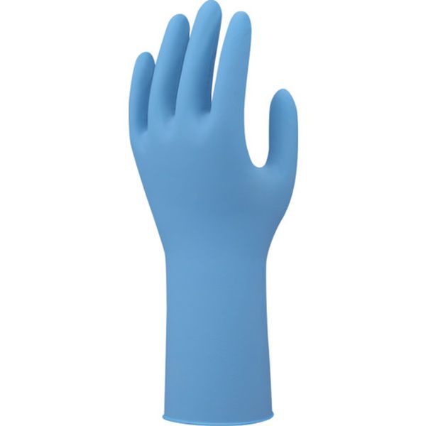CD711XS 696-3165 耐薬品手袋 ニトリルゴム製化学防護手袋 使いきりロングタイプ 50枚入 XSサイズ