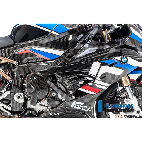 フレームカバー 大 右側 カーボングロッシー 艶あり BMW S1000RR 19-25