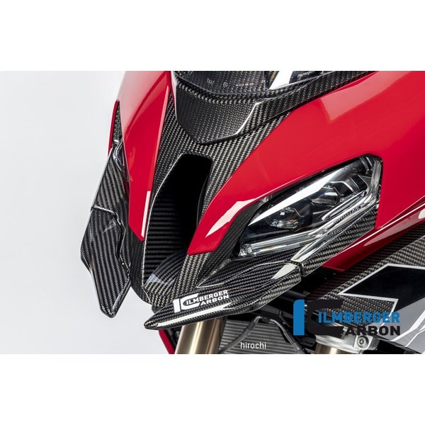 エアインテーク フロントフェアリングセンターピース カーボングロッシー M1000XR
