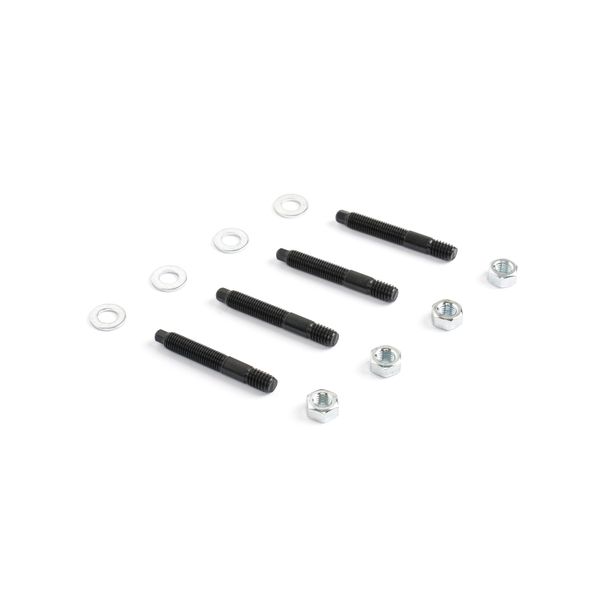 Cometic Carburetor Studs 2in Black Oxide Finish - With Bullet Tip