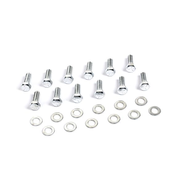 Cometic Intake Manifold Bolts 3/8 - 16 x 1in - Grade 5 Zinc Plated