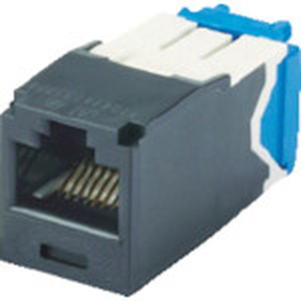 カテゴリ６Ａモジュラージャック　黒