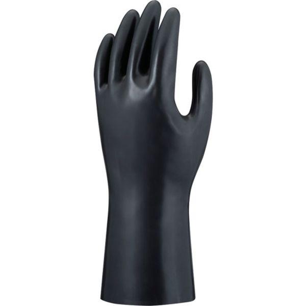 CN920L 701-2278  耐薬品手袋 フッ素ゴム製化学防護手袋 L