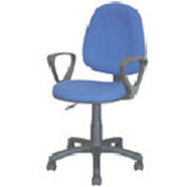 CNE202B 723-8657  OAチェア/ハイバック/肘付き/ブル-