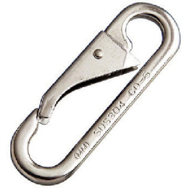 CO5  ステンレス スナップフック CO型 長さ80mm 使用荷重0.29kN