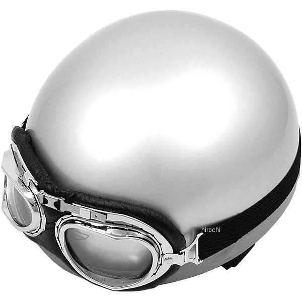 CR-750 ヘルメット クロス シルバー フリーサイズ (57cm-60cm)