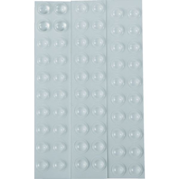 CR201  まとめ買い いつでもはがせるクッションゴム 丸形 7.9mm径×2.2mm厚(60個入)