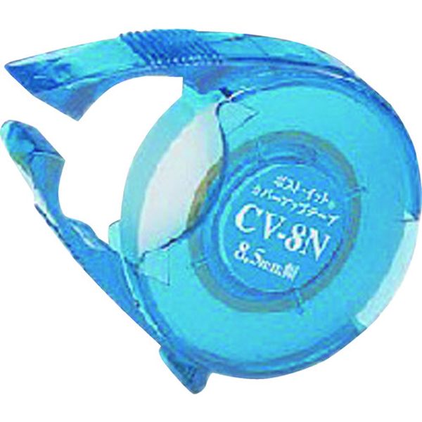 CV8N 542-2469  カバーアップテープ 8.5mmX10m 白 カッター付