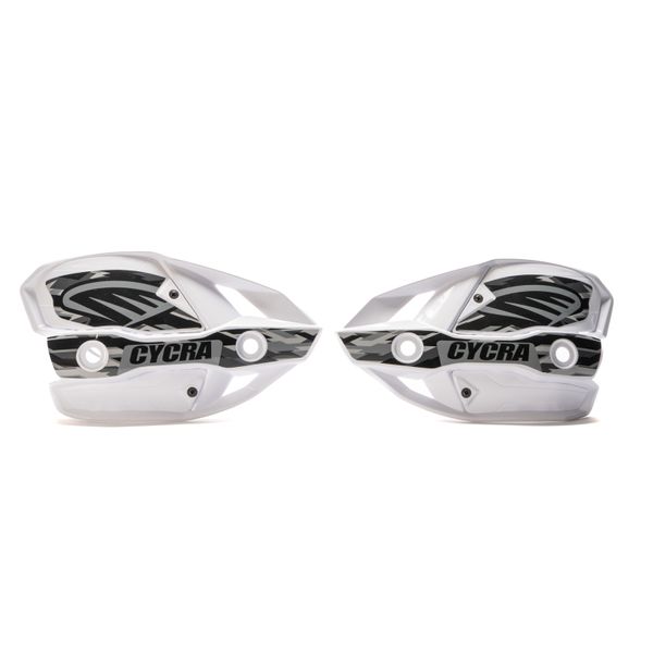 Cycra Probend Special Ed. CRM Ultra Hand Shields w/Covers - White