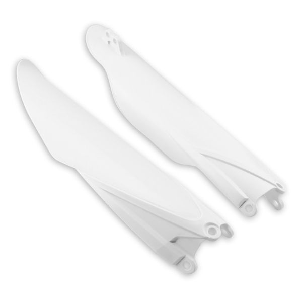 Cycra 10+ Yamaha WR250F-450/YZ125-450FX Fork Guards - White
